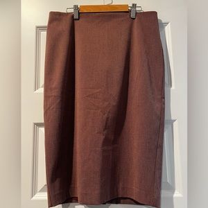 Express Brown Pencil Skirt, Size 10